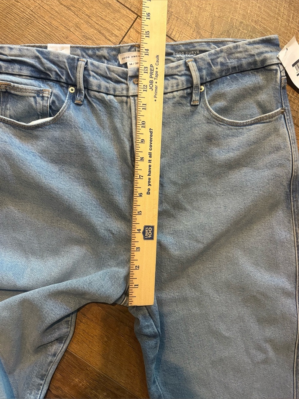 NWT Good American Good Curve Bootcut Jeans 14 Tall High Rise - Picture 10 of 12